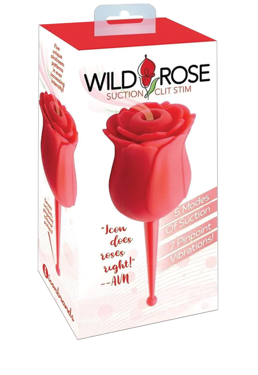 Wild Rose Le Point Rechargeable Silicone Suction Vibrator