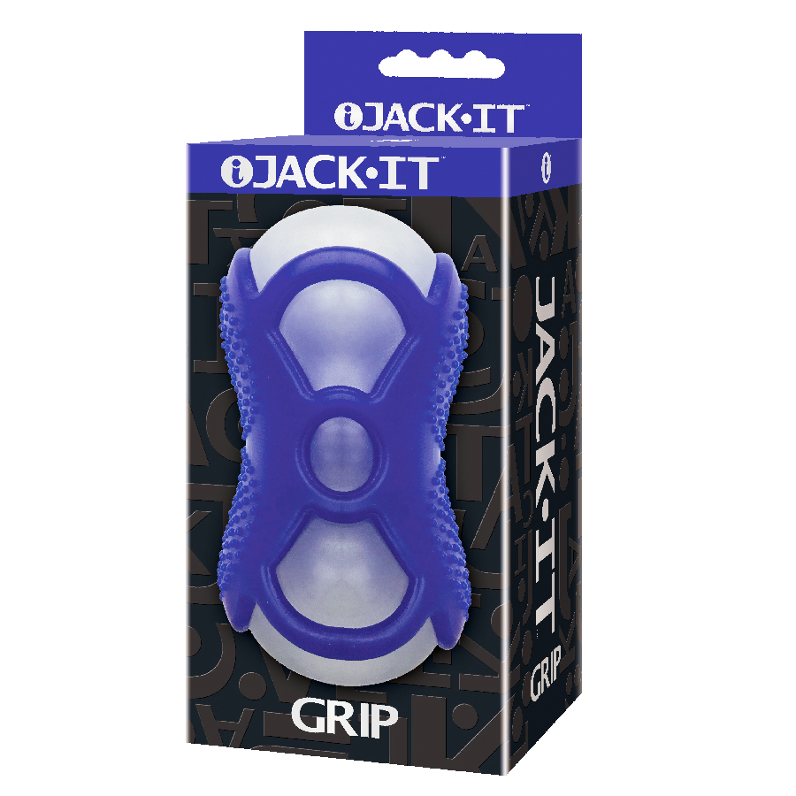 Icon Brands - Jack-It - Grip Frosted Clear Male Masturbator