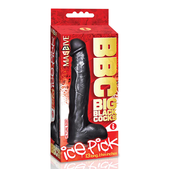 Icon Brands - BBCs Big Black Cocks "Ice Pick," 13 Inch