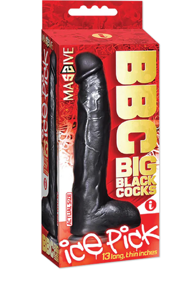 Icon Brands - BBCs Big Black Cocks "Ice Pick," 13 Inch