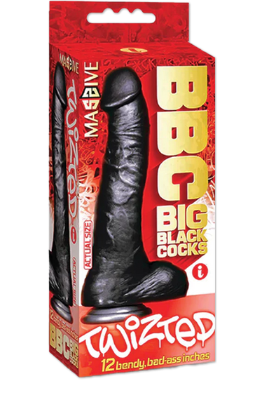 Icon Brands - BBC - Big Black Cock - Twizted, 11 Inch