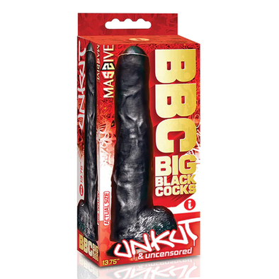 Icon Brands - BBC - Big Black Cock - Unkut, 13.75 Inch