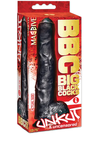 Icon Brands - BBC - Big Black Cock - Unkut, 13.75 Inch