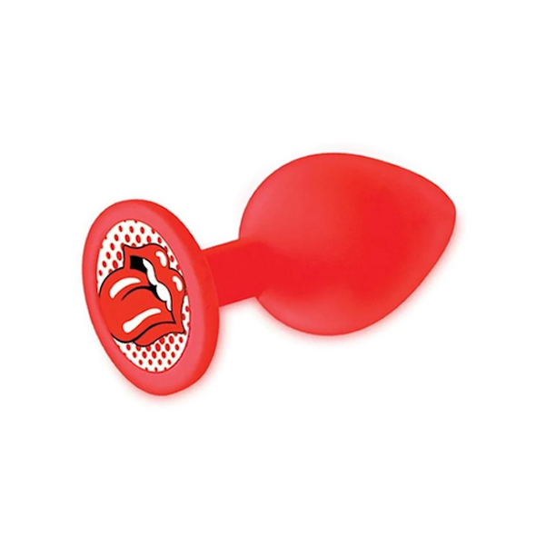 The 9's - Booty Talk Silicone Butt Plug Tongue - Red