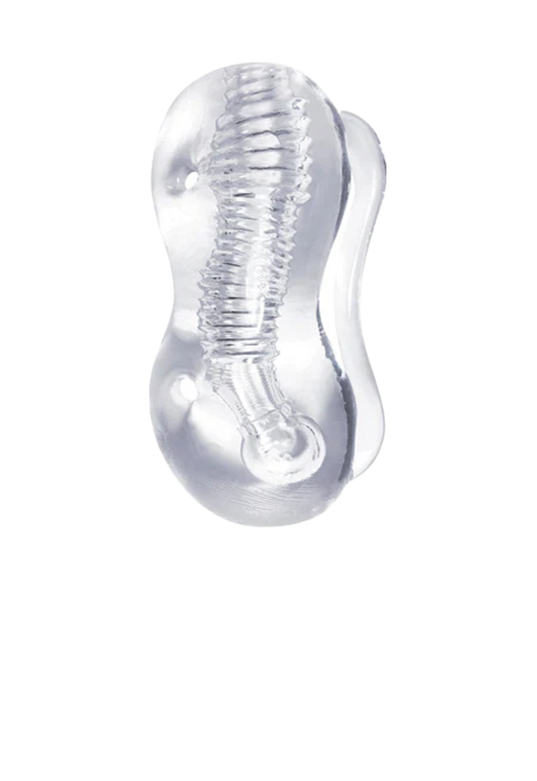 Icon Brands - The 9's - Clear Stroke Twister Male Masturbator Clear