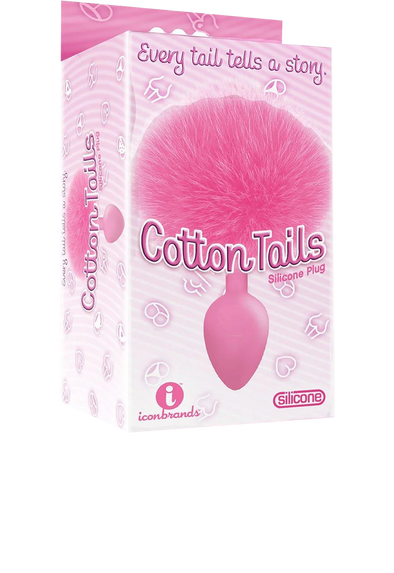 Icon Brands - The 9's - "Cottontails" Silicone Bunny Tail Butt Plugs