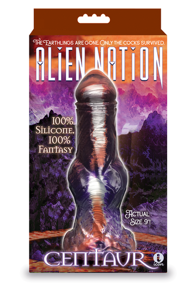 Alien Nation Centaur Silicone Creature Dildo - Copper