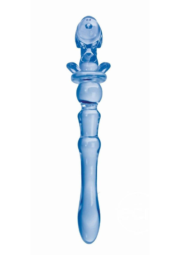 Glass Menagerie Puppy Dildo - Blue