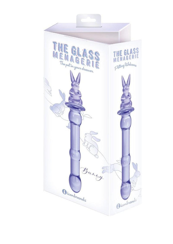 Glass Menagerie Rabbit Dildo - Purple