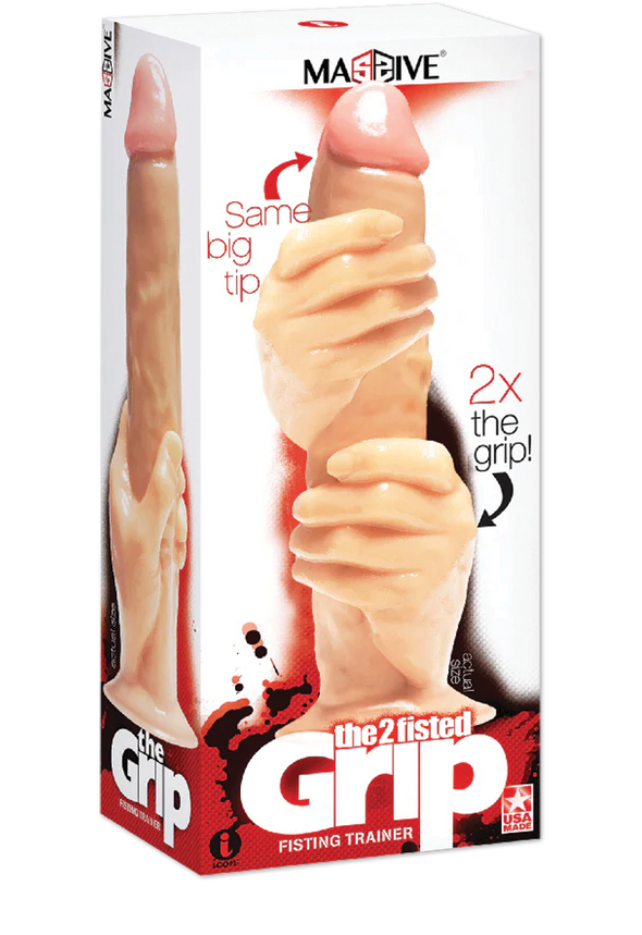 Icon Brands - Massive Two Fisted Grip - Dildo 12 Inch