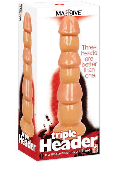 Icon Brands - Massive Triple Header - 3 Head Dildo 12 Inch