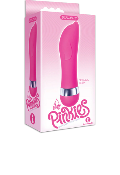 Icon Brands - Pinkies SiliCoat Mini-Vibe, Dolphy