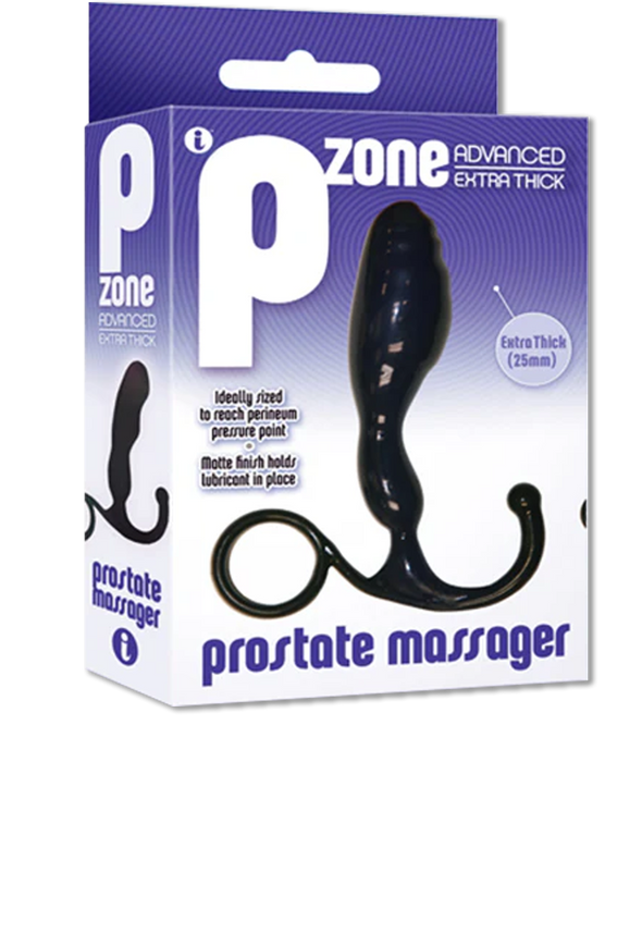 Icon Brands - The 9's - P-Zone Advanced, Prostate Massager, Black