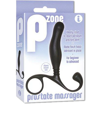 Icon Brands - The 9's - P-Zone Prostate Massager, Black