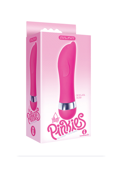 Icon Brands - Pinkies SiliCoat Mini-Vibe, Dolphy