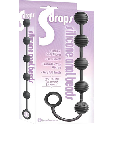 Icon Brands - S-Drops Silicone Anal Beads