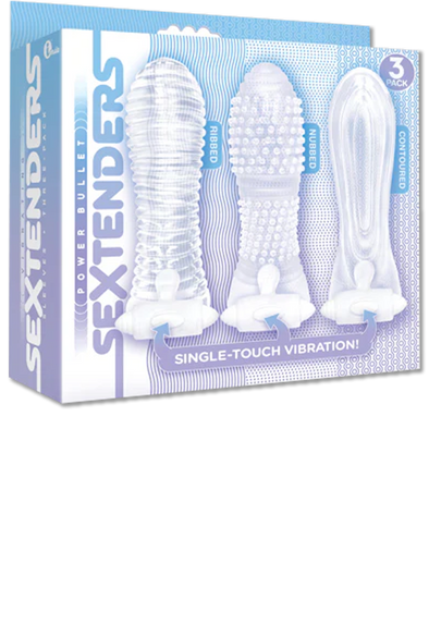 Icon Brands - Vibrating Sextenders 3-Pack