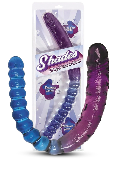 Shades Gradient Jelly Double Dong - Blue/Violet