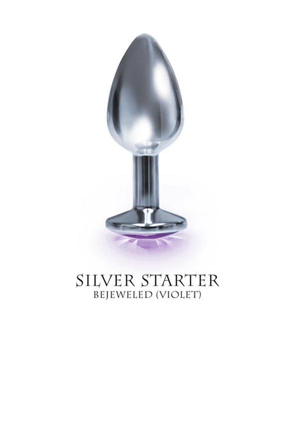 Silver Starter; Violet Round Jewel