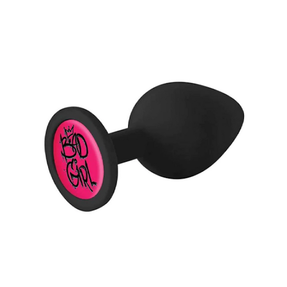 Icon Brands - The 9's, Booty Calls, Silicone Butt Plug, Black, Bad Girl