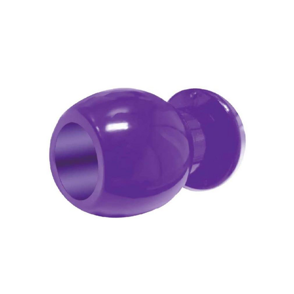 Icon Brands - The 9's, Port Hole, Hollow Butt Plug, Purple