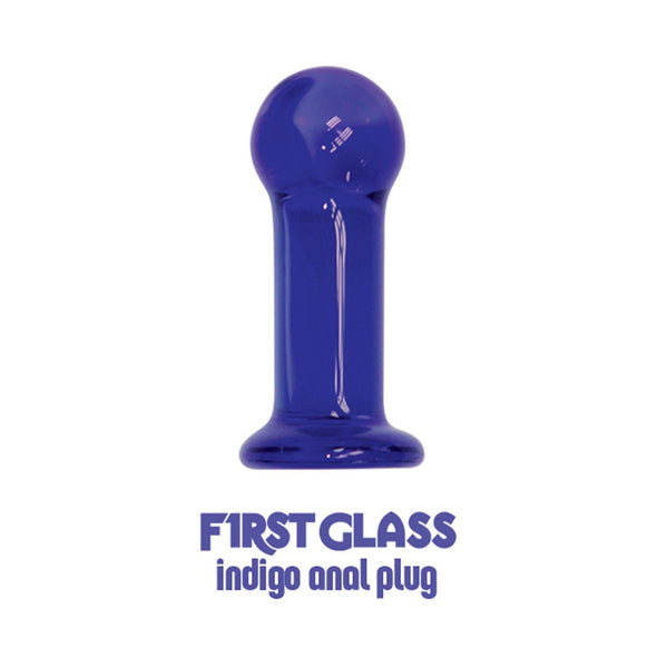Icon Brands - The 9's - First Glass Indigo Anal Starter Probe Blue - Icon Brands