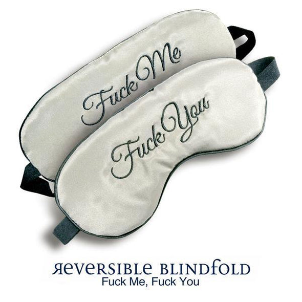 Reversible Blindfold • Fuck Me/Fuck You - Icon Brands