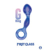 Icon Brands - The 9's - First Glass 5.25 Inch G-Spot Anal and Pussy Stimulator Blue - Icon Brands