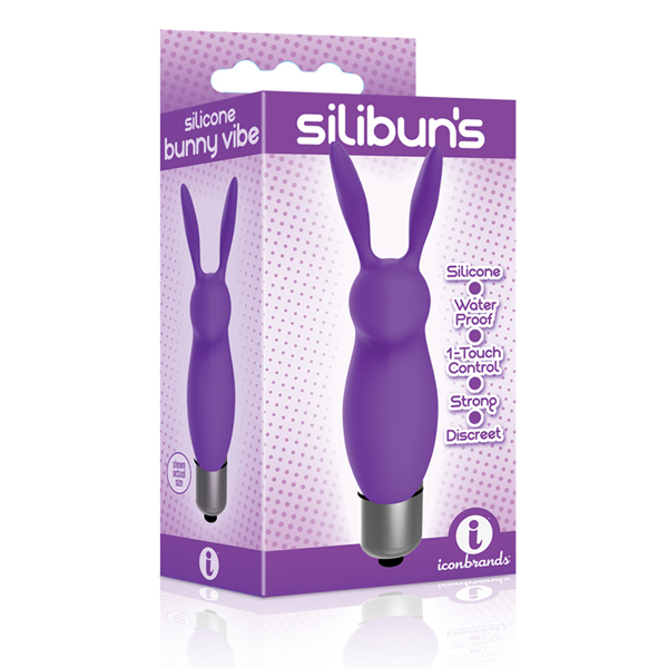 Icon Brands Silibuns Silicone Bunny Bullet