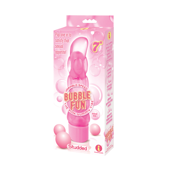 Icon Brands - The 9's - Studded Bubble Fun Gummy Vibe Pink - Icon Brands