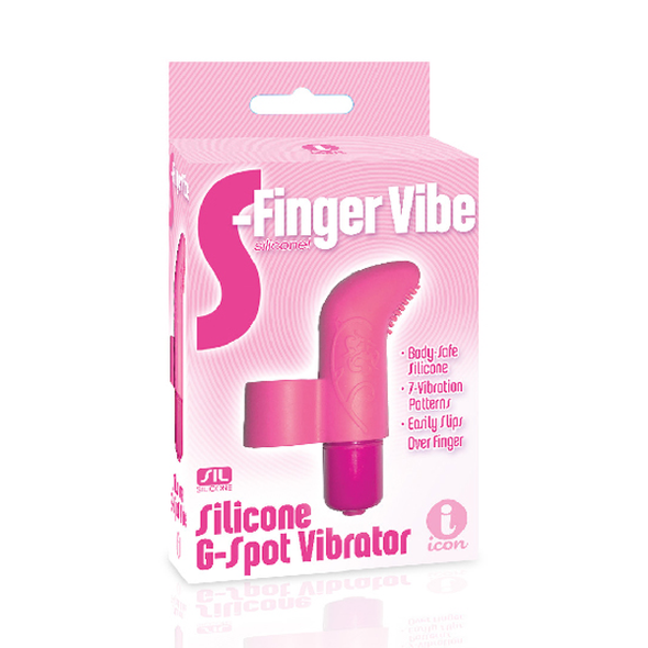 S-Finger Vibe Silicone G-Spot Vibrator - Icon Brands