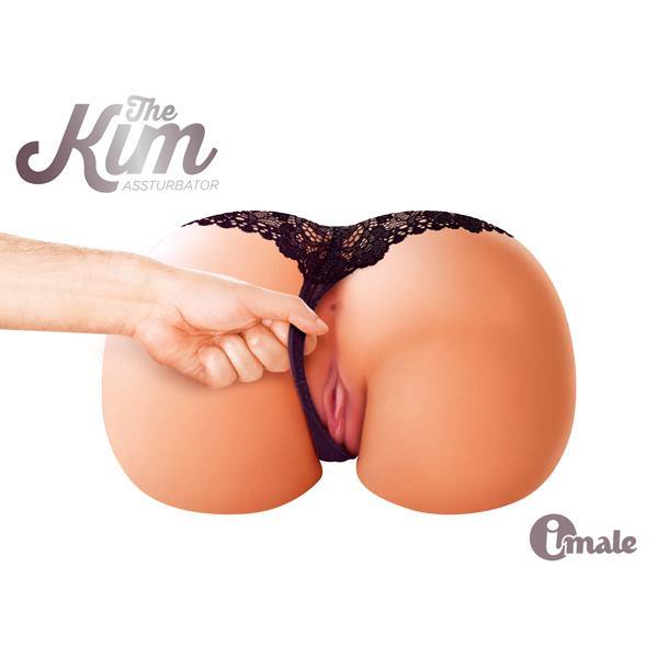 Icon Brands The Kim Lifelike Assturbator Male Masturbator